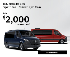 Special offer on 2025 Mercedes-Benz  2025 Mercedes-Benz Sprinter Passenger Van
